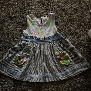 Matilda Jane Floral and Gingham Kids Dress